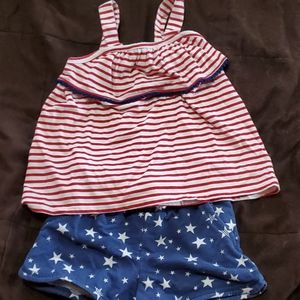Girls patriotic outfit.